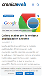 Mobile Screenshot of cronicaweb.com